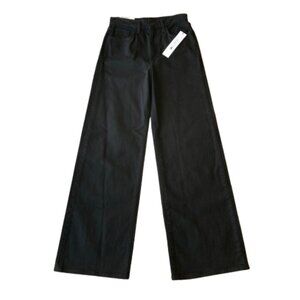 Joe's Jeans The Mia Petite High Rise Wide Leg Vintage Stretch 26 Black NWT NEW